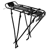 YARNOW 1 Stück Stabiles Fahrrad-Rücksitz-Aufbewahrungsregal Aus Aluminiumlegierung (Schwarz)