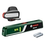 Bosch Laser-Wasserwaage EasyLevel mit Wandhalterung (Laserlinie zur flexiblen Ausrichtung an Wänden und Laserpunkt zur einfachen Höhenübertragung, im Karton)