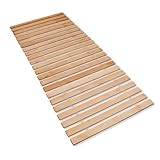 Betten-ABC Premium Rollrost, Stabiles Erlenholz, mit 23 Leisten und Befestigungsschrauben Größe 120 x 200 cm