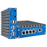 Router Firewall with OPNsense 12th Alder Lake N100 4*lntel i226 DDR5 8GB 128GB NVMe SSD Fanless Soft Router Firewall VPN Server