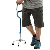 Froulaland Gehhilfe, Verstellbarer Gehstock Spazierstock Damen Höhen Gehstock Leichter Tragbarer Gehstock mit Robust und langlebig Robust und langlebig Einstellbare Höhe Durchdachtes Geschenk