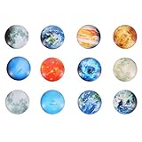 MAGICLULU 12st Kühlschrankmagnet Aufkleber Colorful Glas