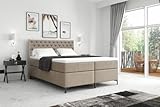 Meuba Home Lattenrost Florenz, Mikrofaser, Velours, Taupe, 90 x 200 cm