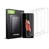 Green Cell 4 Stück Panzerglas für iPhone 6 Plus 6S Plus 7 Plus 8 Plus Displayschutzfolie Schutzfolie Schutzglas 9H Härte Glasfolie Glass Screen Protector Panzerfolie