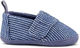 TOMS Jungen Crib Alpargata Espadrille zum Reinschlüpfen, Dark Sky Subtle Stripes