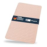 RIDDER Wanneneinlage, Badematte, Badewanneneinlage ca. 38x80 cm, Playa, rosa | Allergikerfreundlich | Made in Germany | Nachhaltig | Recyclebar | Waschbar | PVC-frei