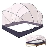 Moskitonetz für Bett – Moskitonetz für Bett, Baldachin aus Netz, leichtes Moskitonetz zum Schutz vor Insekten, faltbarer Baldachin für Jungen, transparentes Netz für die