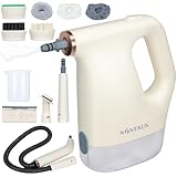 LYtech 1200W Dampfreiniger Handgerät, Tragbarer Dampfreiniger für Zuhause mit 450ml Tank Mehrzweck-Dampfreiniger Handgehalten Steam Cleaner mit 10 Zubehörteilen für Teppiche Vorhänge Sofas Küchen Mehr