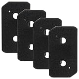 4 Stück 12007650 Schwammfilter Trockner Filter kompatibel mit Bosch Siemens Wärmepumpentrockner Schaumfilter Wäschetrockner Schaumstoff