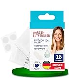 Heldbach® Effektive Warzenentferner Pflaster – 16 Stück Made in Italy mit sanfter Klebkraft –Wasserfest & Dornwarzen Entferner in 2 Größen – Hautfreundliche Warzenpflaster für Füße & Hände