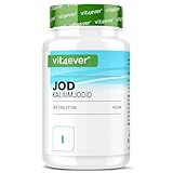 Jod 400µg - 365 Tabletten aus Kaliumjodid - Kalium Jodid für 1 Jahresvorrat - Ohne unerwünschte Zusätze - Hochdosiert - Vegan