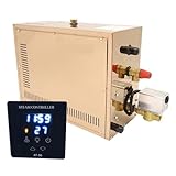 WESLNN Automatischer Edelstahl-Dampferzeuger, Automatische Entkalkung, Sauna-Dampfbadmaschine for Spa-Raum, Digitale Steuerung, 12/15/18 KW(15kw 380v)