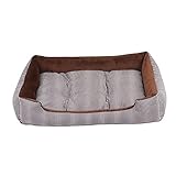 N/A Hundebett Katzen Matten Hund Sofa Dual-Zweck Kissen Komfortables Nest für alle Größen Hunde Winter Haus Pad Haustier Zubehör (Color : C, Size : 7 3/8)