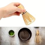 Teepulver-Schneebesen, Chasen zum Herstellen und Rühren von Matcha, Matcha-Schneebesen aus Natürlichem Bambus, Teebesen Matcha Pinsel, Grüntee-Schneebesen, Tee-Schneebesen-Pinsel