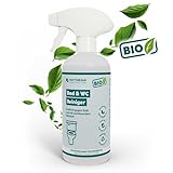HOTREGA BIO Bad- und WC-Reiniger Sanitärreiniger, Toiletten Reiniger, Kalklöser, Rostentferner, Urinsteinlöser, Bioreiniger 500ml