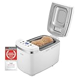TZS First Austria Multifunktionaler Brotbackautomat | 14 Programme | Zutatenspender | Teigmenge 900g und 1350g | einstellbare Bräunungsgrade | Timer | Warmhaltefunktion | automatische Abschaltung