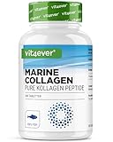 Marine Kollagen - 300 Tabletten - 3000 mg pro Tagesportion - Premium: 100% Fisch Collagen Hydrolysat Peptide Typ 1 - Fish Collagen - Hochdosiert