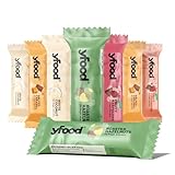 yfood Riegel, Leckerer Proteinriegel für unterwegs, THIS IS FOOD, 23g Protein, 25 Vitamine und Mineralstoffe (12 x 60g) (8 Stück (1er Pack), Probierpaket mixed)