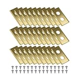 30-teiliges Titan-Ersatzklingen-Set for Landroid Roboter-Rasenmäher, Edelstahl, Garten-Elektrowerkzeuge, Teile, Ersatzzubehör, 36 x 18 x 0,9 mm