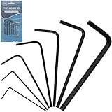 luckaide Imbusschlüssel Satz, 0.7-3mm Innensechskantschlüssel, 7 tlg Innensechskant Satz, Kohlenstoffstahl, Korrosionsschutz, Wera Imbusschlüssel Satz Klein, Sechskantschlüssel Set