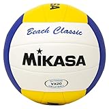 Mikasa VX20 Beach Classic Ball VX20, Unisex Volleyballs, White, 5 EU