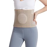 Nabelbruch-Stützgurt I lindert Schmerzen und Beschwerden bei Nabel-, Nabel-, Bauch- und Narbenhernien I ein für Männer und Frauen geeigneter Hernienkleber (M)
