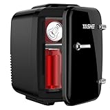 YASHE Mini Kühlschrank, 4 Liter Mini-Kühlschränke für Kosmetik, Getränke, 220V AC/ 12V DC Thermoelektrische Kühlung und Erwärmung, Kleiner Kühlschrank für Schlafzimmer, Büro, Wohnheim, Auto (Schwarz)