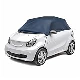 Preiswert&Gut Halbgarage für Kleinwagen 215 x 146 x 55 cm Winterabdeckung und Frostschutzabdeckung mit perfektem Sitz, Überzug Kompatibel mit Smart ForTwo und PKW Nicht WASSERDICHT