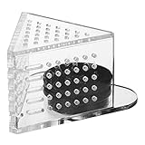 iplusmile 1 Stück Blutkegel Wurm Glas Acryl Würmer Halter Futterspender Garnelenbecher Magnetische Rote Solebehälter Tank V Zubehör Köder Aquarien Lebende Fische Werkzeug Aquarium Für