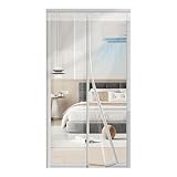 Magnet Wärmeschutzvorhang Winter,Thermo Türvorhang Kälteschutz und Wärmeschutz im Winter,Winddicht,Kälteschutzvorhang für Türen Winter Türvorhang für Kellertür Balkon Terrassen