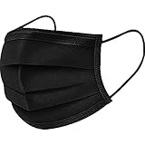 URUSANA 20x FFP2 Schwarz Maske 5-Lagen Mundschutzmaske Atemschutzmasken hygienische Einzelverpackung EU 2016/425