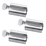 Inntek 3 Stücke Tubenquetscher Zahnpasta Squeezer Zahnpasta Sitzhalter Ständer Drehen Zahnpastaspender für Badezimmer
