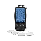 medisana TENS Gerät, EMS Reizstromgerät mit 60 Programmen professionelles Elektrotherapiegerät Muskelentspannung und Schmerzlinderung an Rücken, Nacken, Schultern, Bauch, Hüfte mit 4 Elektrodenpads