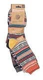 MATY FASHION Damen und Kinder bunte Socken warme Norweger Strümpfe Wintersöckchen Trachten Oktoberfest 206 (DE/NL/SE/PL, Numerisch, 35, 38, Regular, Regular, 3 Paar Bunt Gemischt)