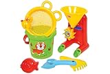 Gowi 558-39 Sand Set Tiger, 6teilig, Sandkästen und Sandspielzeug