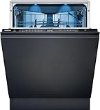 Siemens SX65ZX07CE, iQ500 Smarter Geschirrspüler Vollintegriert, XXL, Besteckschublade, Made in Germany, Zeolith Trocknung, Extra leise, aquaStop, varioSpeed Kurzprogramm, mit Innenbeleuchtung