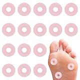 Hühneraugenpflaster, 108 Stück Hühneraugen Druckschutzringe zur Schmerzlinderung bei Hornhaut & Blasen Latex Hühneraugenschutz für Fersen & Zehen Ideal gegen Reibung & Druckst