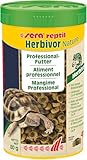 sera reptil Professional Herbivor Nature 250 ml | Zweikomponentenfutter für Herbivore Reptilien wie Landschildkröten & Leguane | Ohne Farb- & Konservierungsstoffe | Reich an Vitaminen & Algen