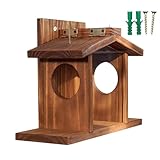 Eichhörnchen-Futterspender, Eichhörnchen-Futterspender für draußen - Robuste Hausbox mit abnehmbarem Dach für Eichhörnchen und Streifenhörnchen - Robustes Box-Chipmunk-Haus