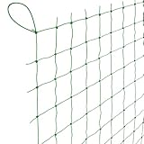 GardenGloss® Ranknetz mit großer Maschenweite für besonders ertragreiche Ernte von Gurken, Tomaten und Anderen Gemüsepflanzen - Rankhilfen für Kletterpflanzen (2m x 2.5m)