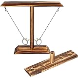 Ringwurfspiel Aus Holz, Wurfspiele, Hook Und Ring Indoor, Indoor Wurfhaken Und Kreis, Haken-Ring-Wurfspiel, Geeignet Für Familien-, Klassenkameraden- Und Freundespartyspiele