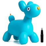 U&C Planet Hüpftier für Kinder Hüpfhund Animal Hopper Tierspielzeug zu reiten Kinderspielzeug ab 2 Jahre Sprungpferd Hüpfspielzeug Geschenk für Kinder