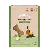 Sammy´s Kräuterknochen | Schonend gebackene Hundesnacks | Mit feinem Lamm, Fenchel & Löwenzahn | Besonderes Kräuter-Aroma | ohne Zuckerzusatz | 1x 1 kg