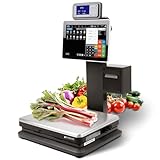 OLYMPIA WK1 Kassensystem mit Waage | POS-Registrierkasse für Handel | TSE-konform & 10,1” Touch-Display | Thermodrucker & Kundenanzeige | All-in-One System mit Wiegebereich 2g/ 6kg – 5g/ 15 kg
