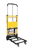 Elektrisch Sackkarre Treppensteiger Elektrischer Treppen Hoch Und Runter mit Gummiketten zum einfachen Bewegen von schweren 441 lbs maximale Tragfähigkeit (Uniform Speed)
