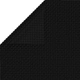 Gecheer Poolabdeckung Schwarz 450x220 cm PE