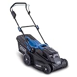 Scheppach Akku-Rasenmäher BC-MP380-X 20V Brushless Akkumäher | 38cm Schnittbreite | für 450-500 m2 | Schnitthöhenverstellung von 25–75mm | 45L Korb | 20V-IXES-Serie | Ohne Akku & Ladegerät