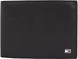 Tommy Hilfiger ETON CC FLAP AND COIN POCKET Geldbörsen Herren, Schwarz (Black), OS