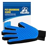 Tierhaarentferner Handschuh – Sanfte Fellpflegehandschuh, Effizienter Handschuh – Massagehandschuh mit verbessertem Fünf-Finger-Design – perfekt für Hunde und Katzen.
