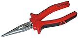 Redline Flachrundzange, 200 mm, Gesamtlänge 200 mm, lange Nase, Grifftyp ergonomisch, Backenlänge 75 mm, Backenöffnung max. 50 mm, Backentyp Scherknase, Länge 200 mm